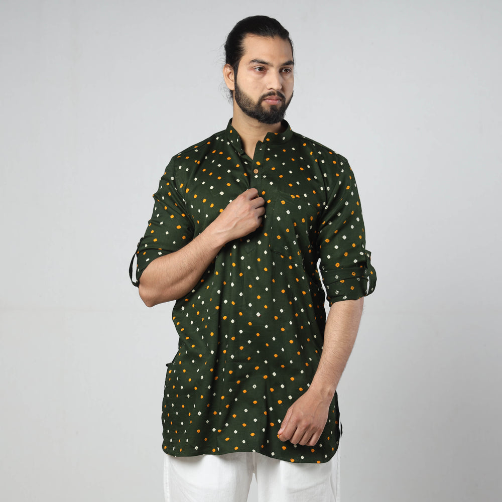 bandhani men kurta