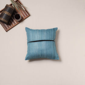 Floral Hand Embroidered Handloom Cushion Cover (16 x 16 in) 10