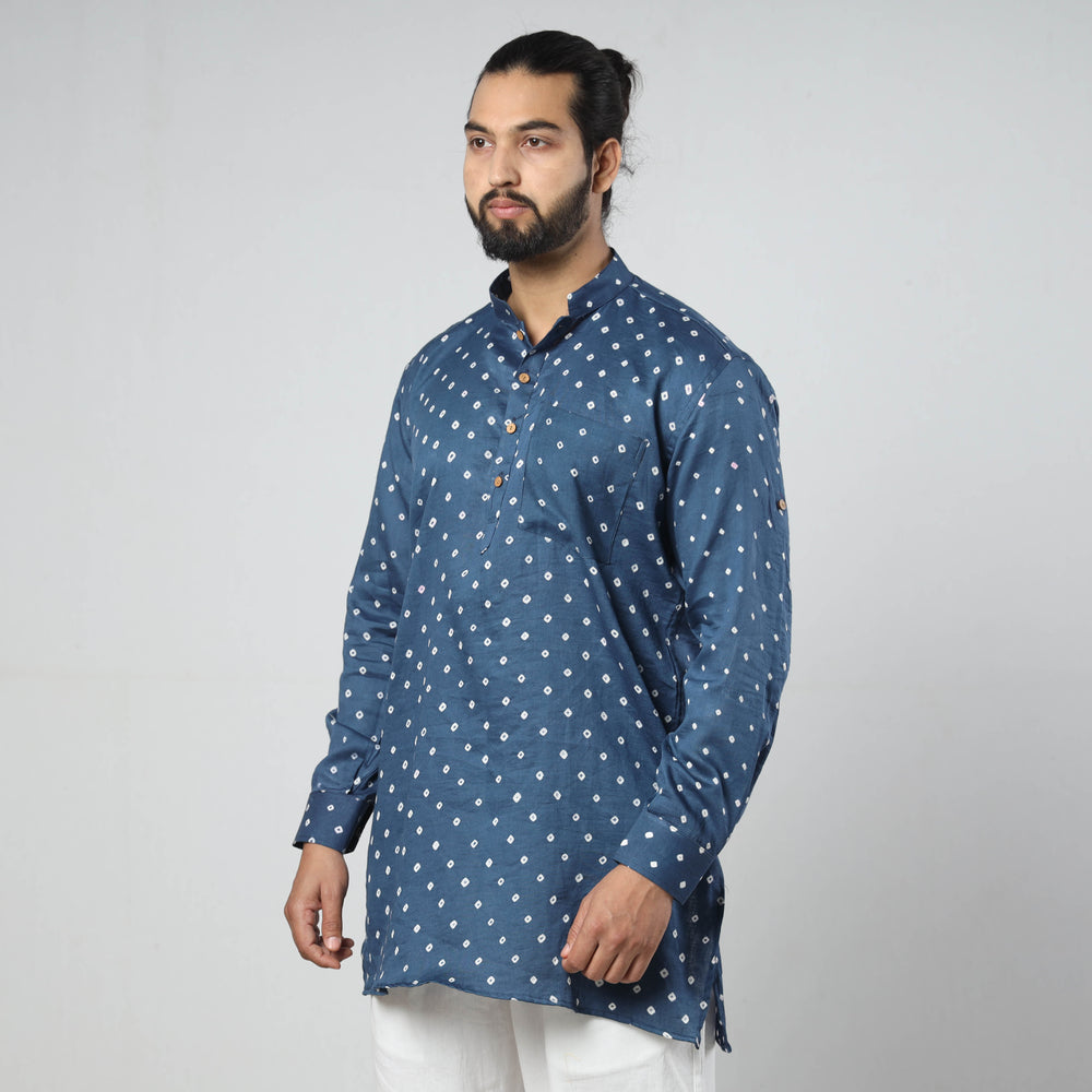 bandhani men kurta