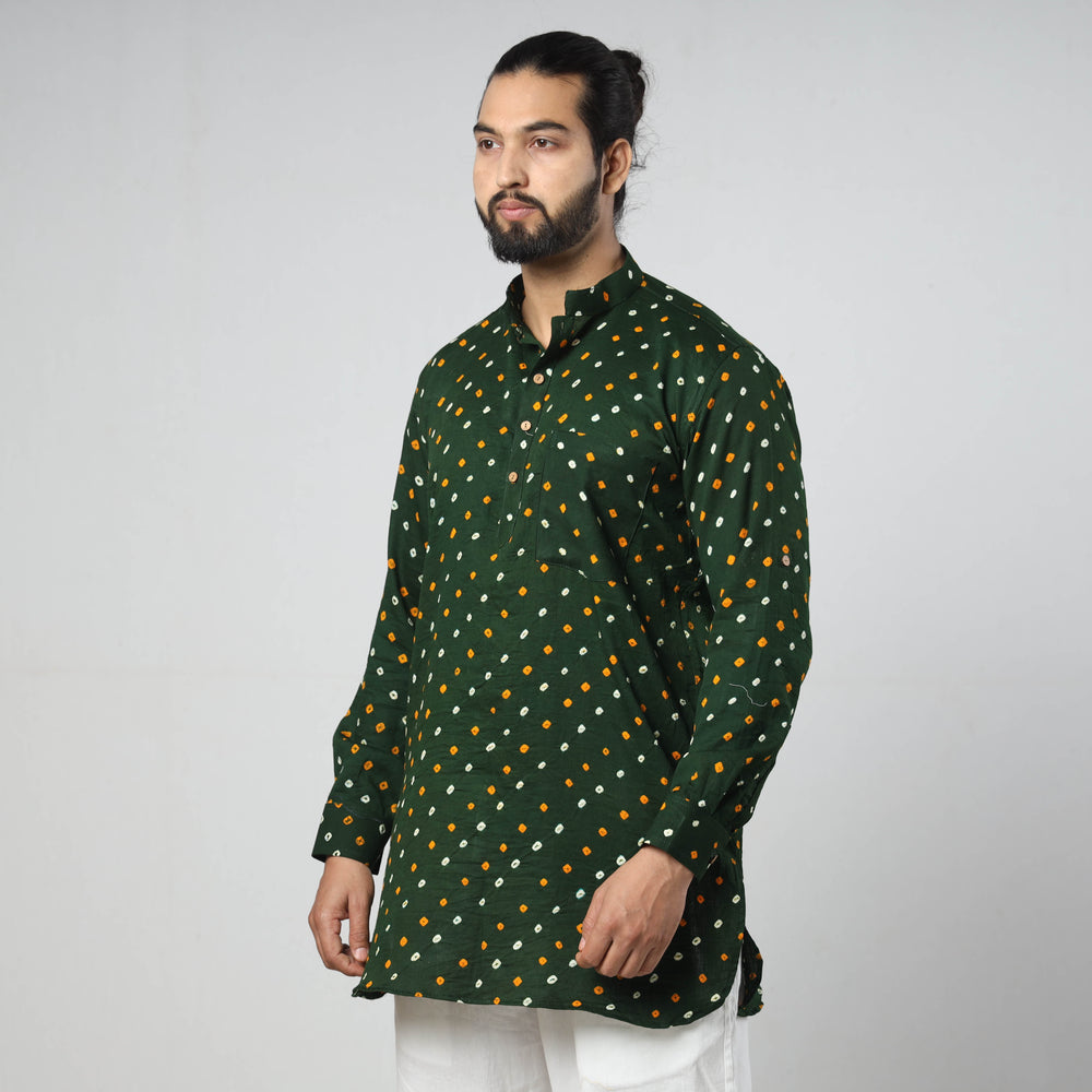 bandhani men kurta