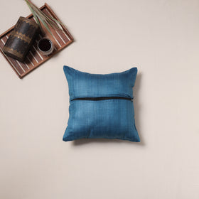 Floral Hand Embroidered Handloom Cushion Cover (16 x 16 in) 14