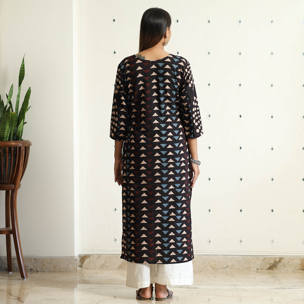  Ajrakh Block Printed Kurta