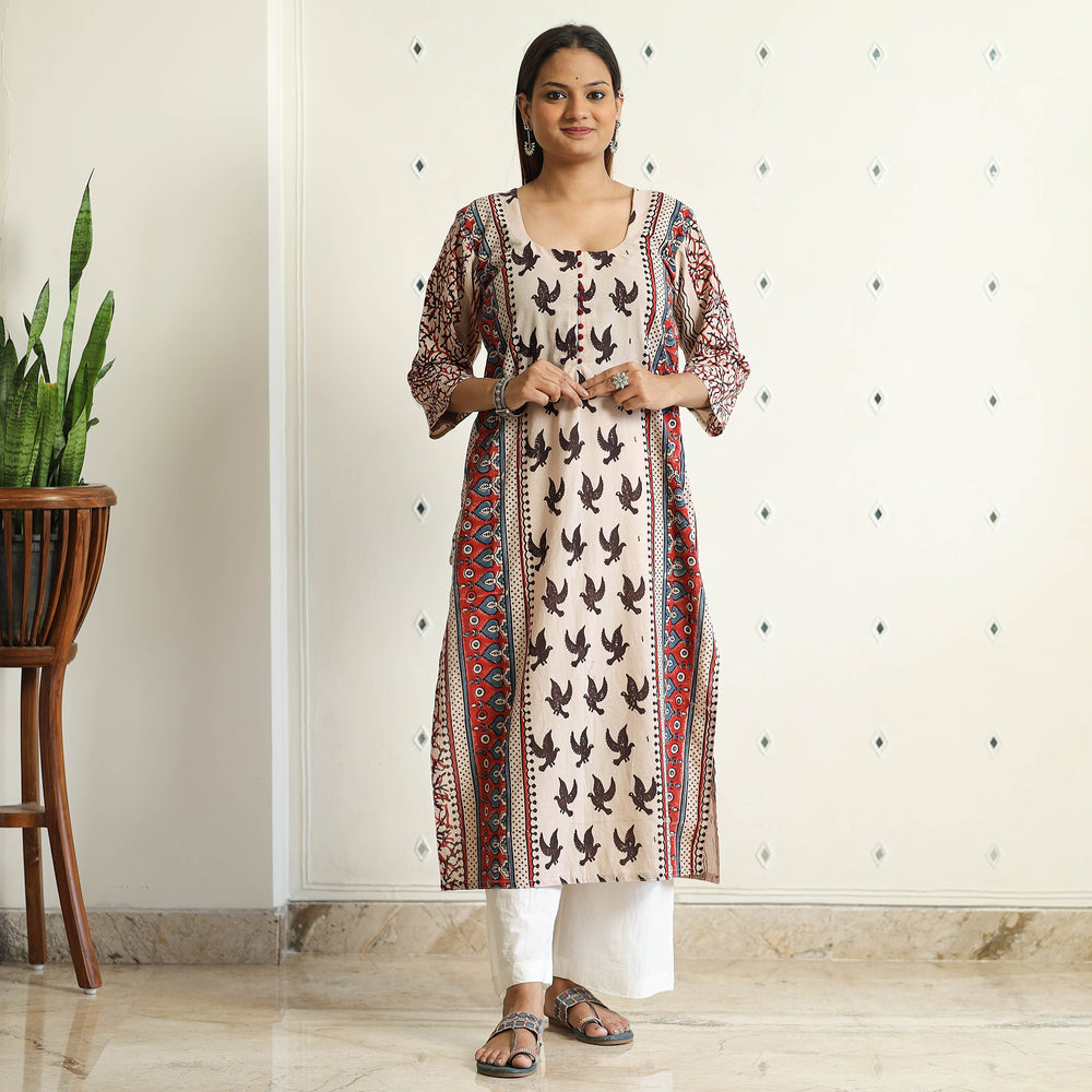  Ajrakh Block Printed Kurta