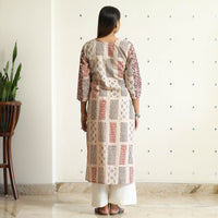  Ajrakh Block Printed Kurta