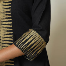 Black - Dharwad Cotton Straight Kurta 03
