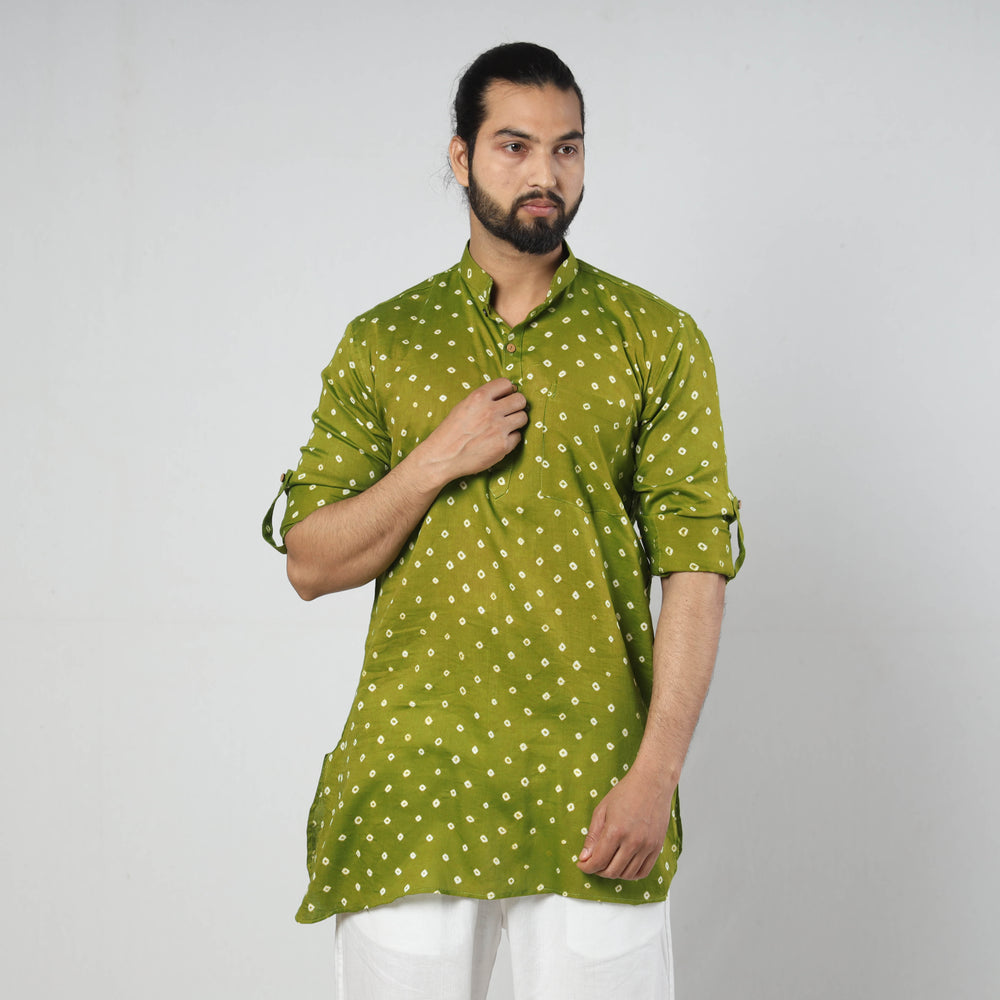 Bandhani Men Kurta
