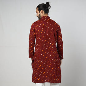 bandhani men kurta 