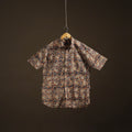 Men Half Sleeve Pedana Kalamkari Block Print Cotton Shirt 13