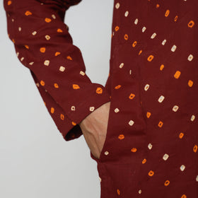 bandhani men kurta 