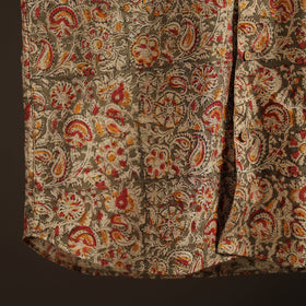 Men Half Sleeve Pedana Kalamkari Block Print Cotton Shirt 15