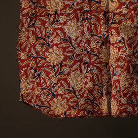 Men Half Sleeve Pedana Kalamkari Block Print Cotton Shirt 10