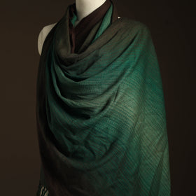 Green - kumaun handwoven merino wool shawl for women 55