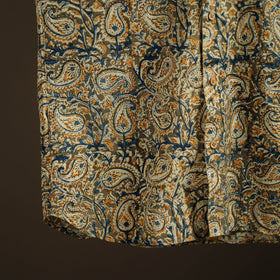 Men Half Sleeve Pedana Kalamkari Block Print Cotton Shirt 08