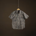 Men Half Sleeve Pedana Kalamkari Block Print Cotton Shirt 14