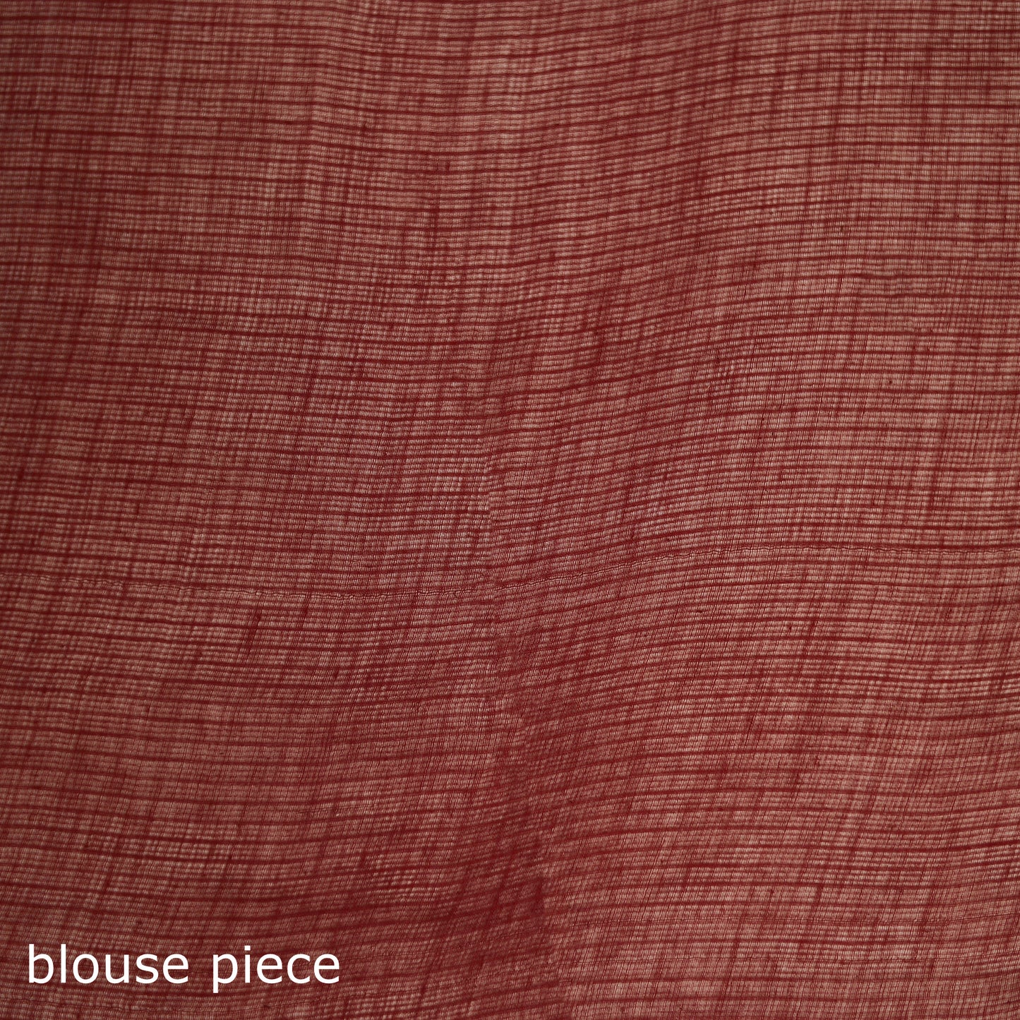 Red - Nazaakat Kota Doria Cotton Plain Saree with Blouse & Jewellery Set 154