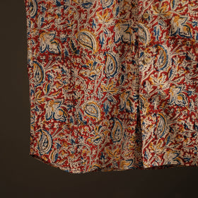 Men Half Sleeve Pedana Kalamkari Block Print Cotton Shirt 02