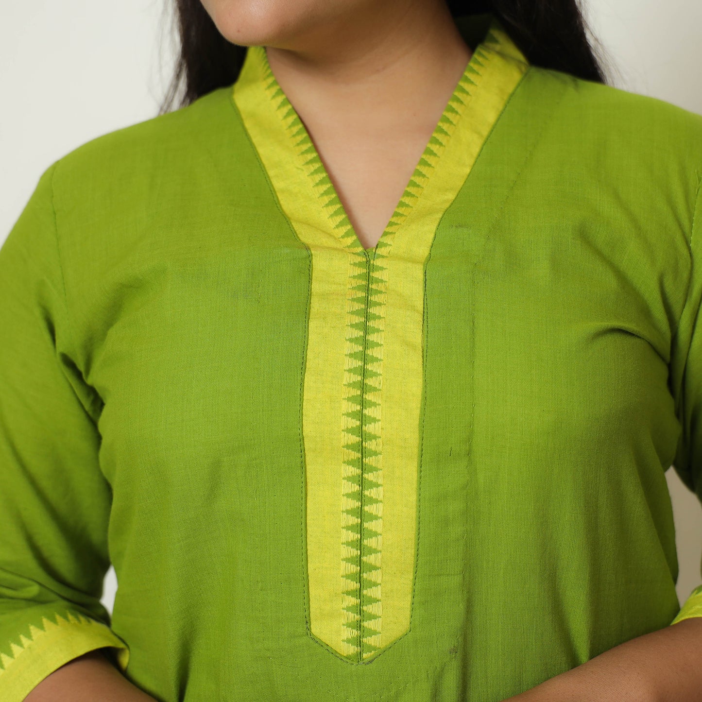 Dharwad Cotton Kurta with Palazzo & Dupatta Set 02