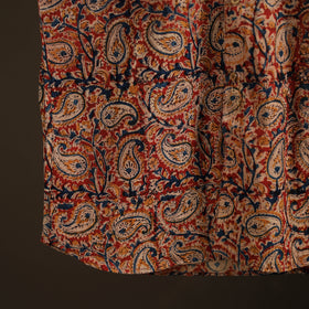 Men Half Sleeve Pedana Kalamkari Block Print Cotton Shirt 04