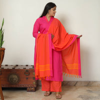 Dharwad Cotton Kurta with Palazzo & Dupatta Set 07