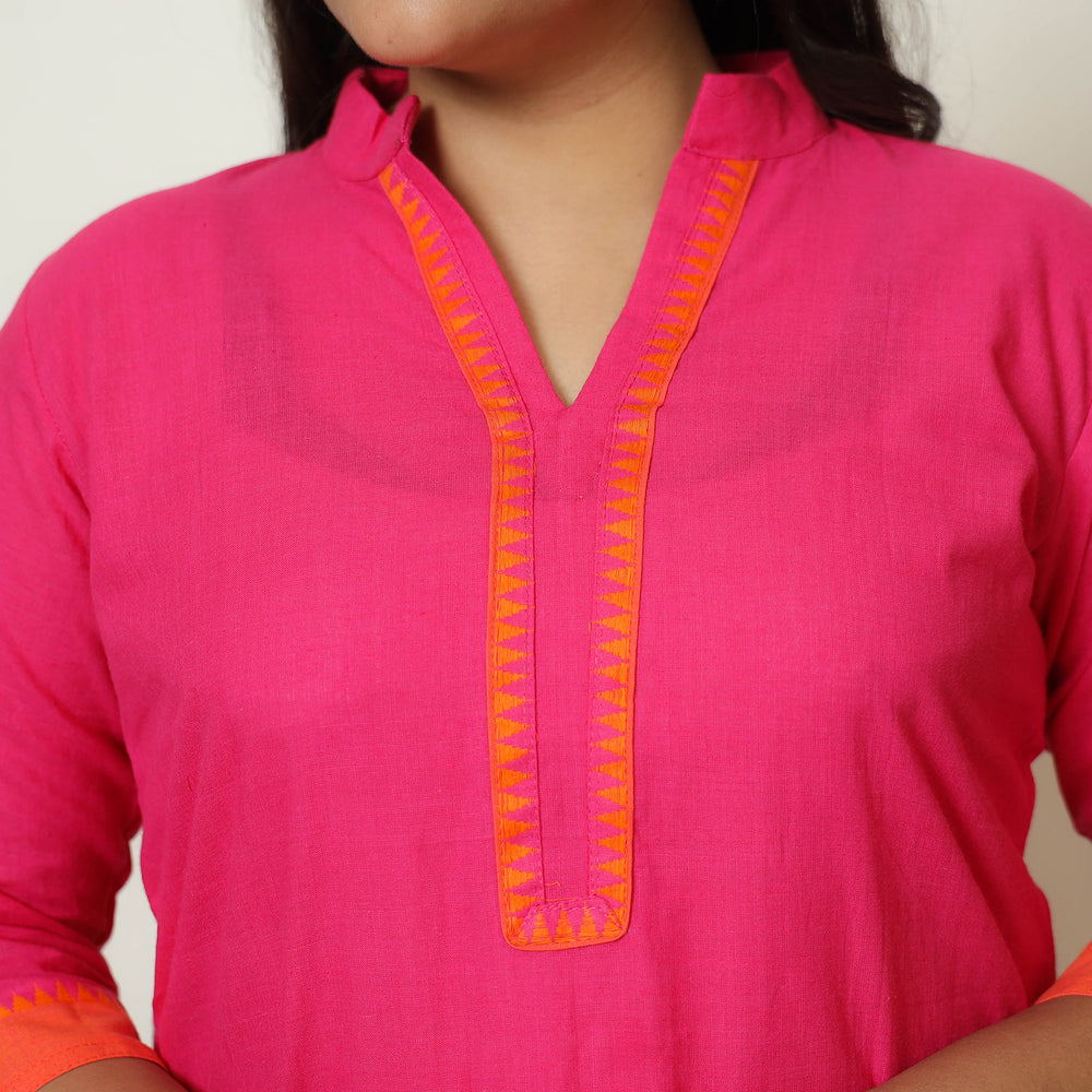 Dharwad Cotton Kurta with Palazzo & Dupatta Set 07