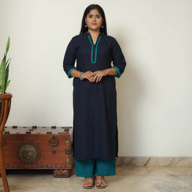 Dharwad Cotton Kurta with Palazzo & Dupatta Set 05