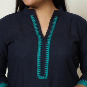 Dharwad Cotton Kurta with Palazzo & Dupatta Set 05