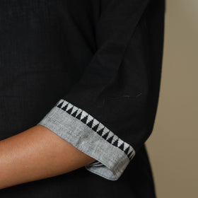 Black - Dharwad Cotton Short Kurta 16