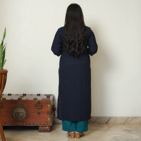 Dharwad Cotton Kurta with Palazzo & Dupatta Set 05