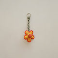 Flower - Fabart Hand Threadwork Funky Keychain 06
