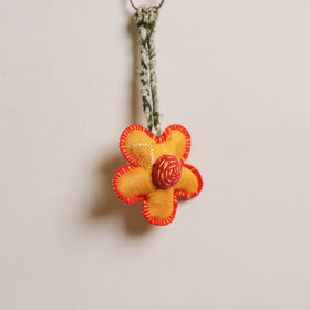 Flower - Fabart Hand Threadwork Funky Keychain 06