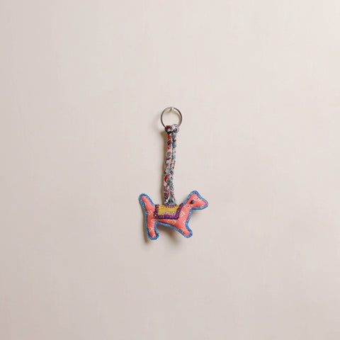 Dog - Fabart Hand Threadwork Funky Keychain 01