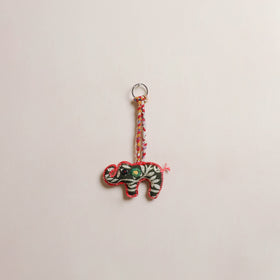 Elephant - Fabart Hand Threadwork Funky Keychain 02
