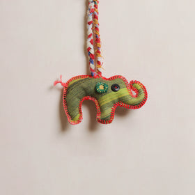 Elephant - Fabart Hand Threadwork Funky Keychain 02