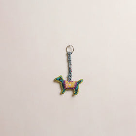 Dog - Fabart Hand Threadwork Funky Keychain 03