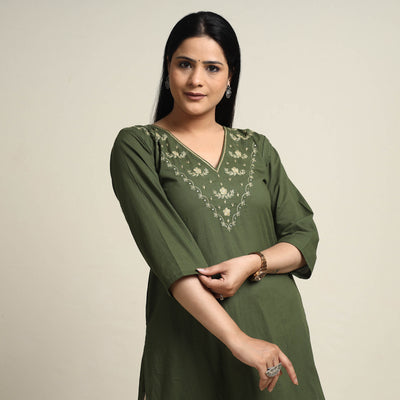 embroidery cotton kurta 