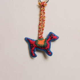 Dog - Fabart Hand Threadwork Funky Keychain 04
