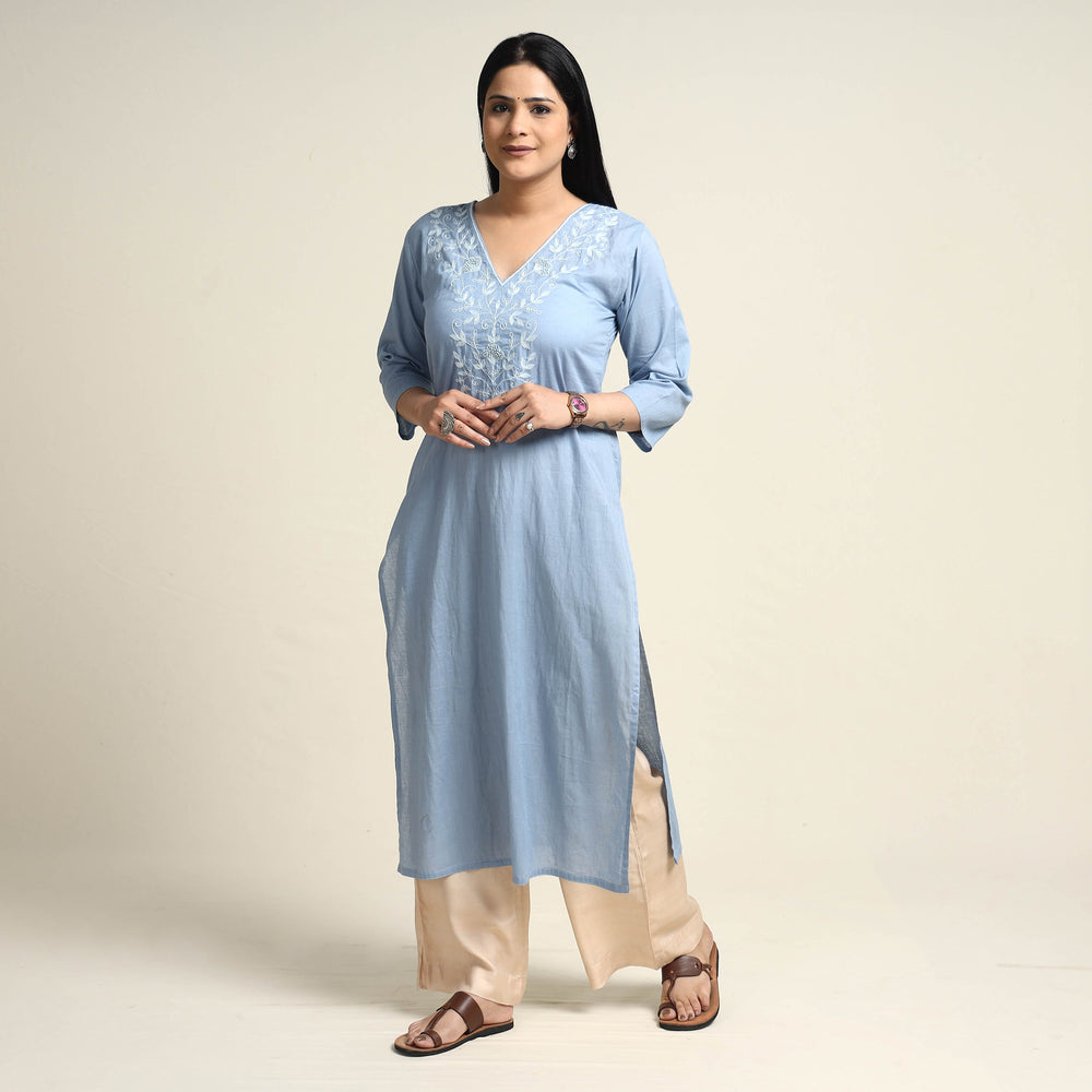 embroidery cotton kurta