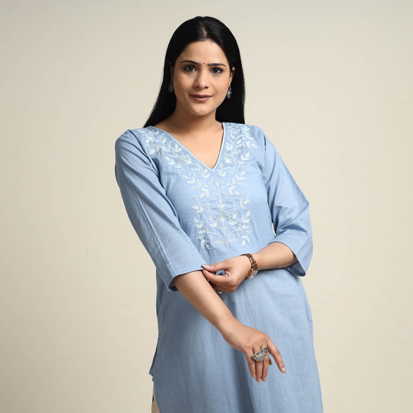 embroidery cotton kurta