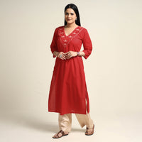 embroidery cotton kurta