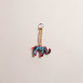 Elephant - Fabart Hand Threadwork Funky Keychain 09