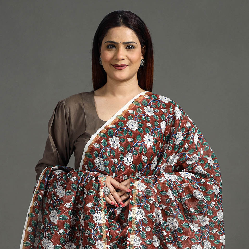 Sanganeri Dupatta 