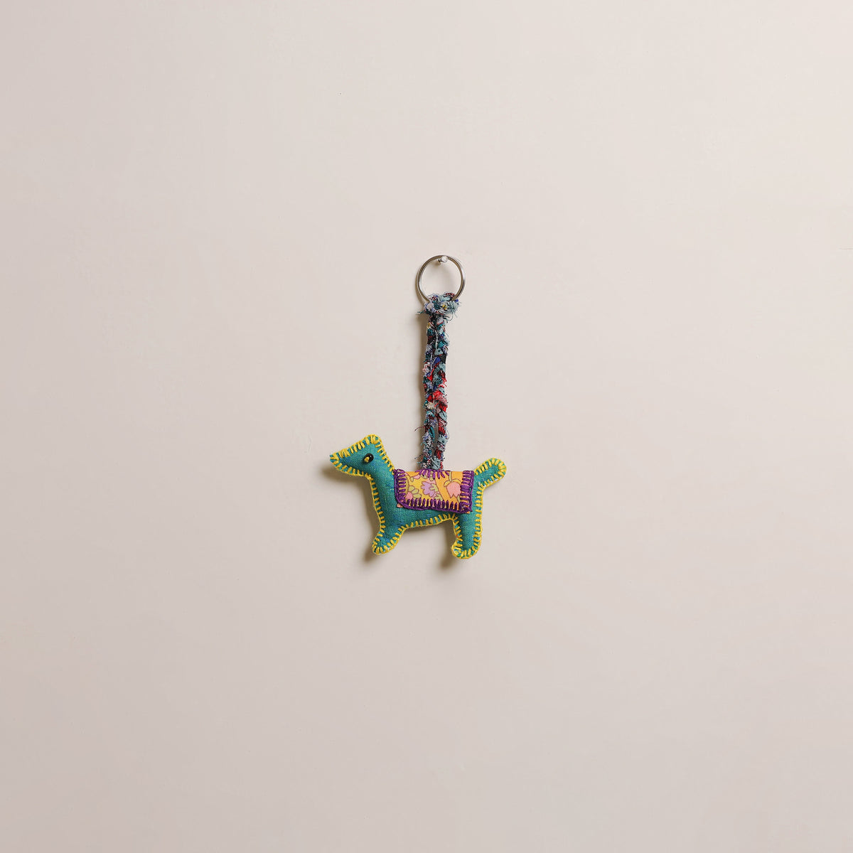 Dog - Fabart Hand Threadwork Funky Keychain 11