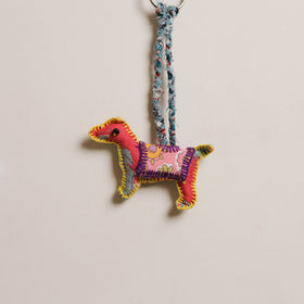 Dog - Fabart Hand Threadwork Funky Keychain 12
