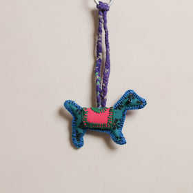 Dog - Fabart Hand Threadwork Funky Keychain 13