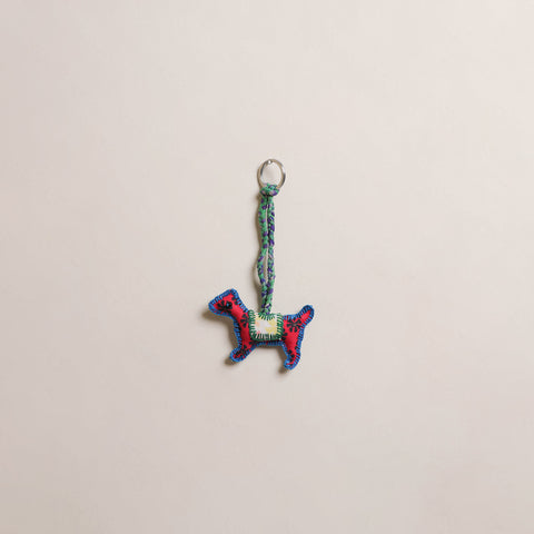 Dog - Fabart Hand Threadwork Funky Keychain 13