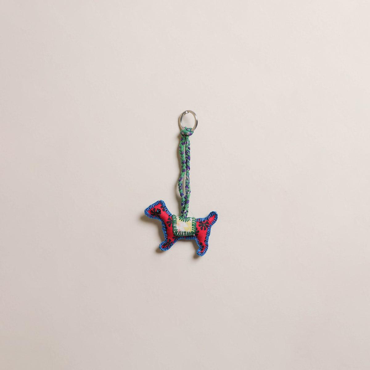 Dog - Fabart Hand Threadwork Funky Keychain 14