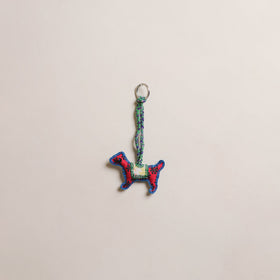Dog - Fabart Hand Threadwork Funky Keychain 14