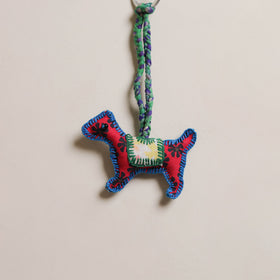 Dog - Fabart Hand Threadwork Funky Keychain 13