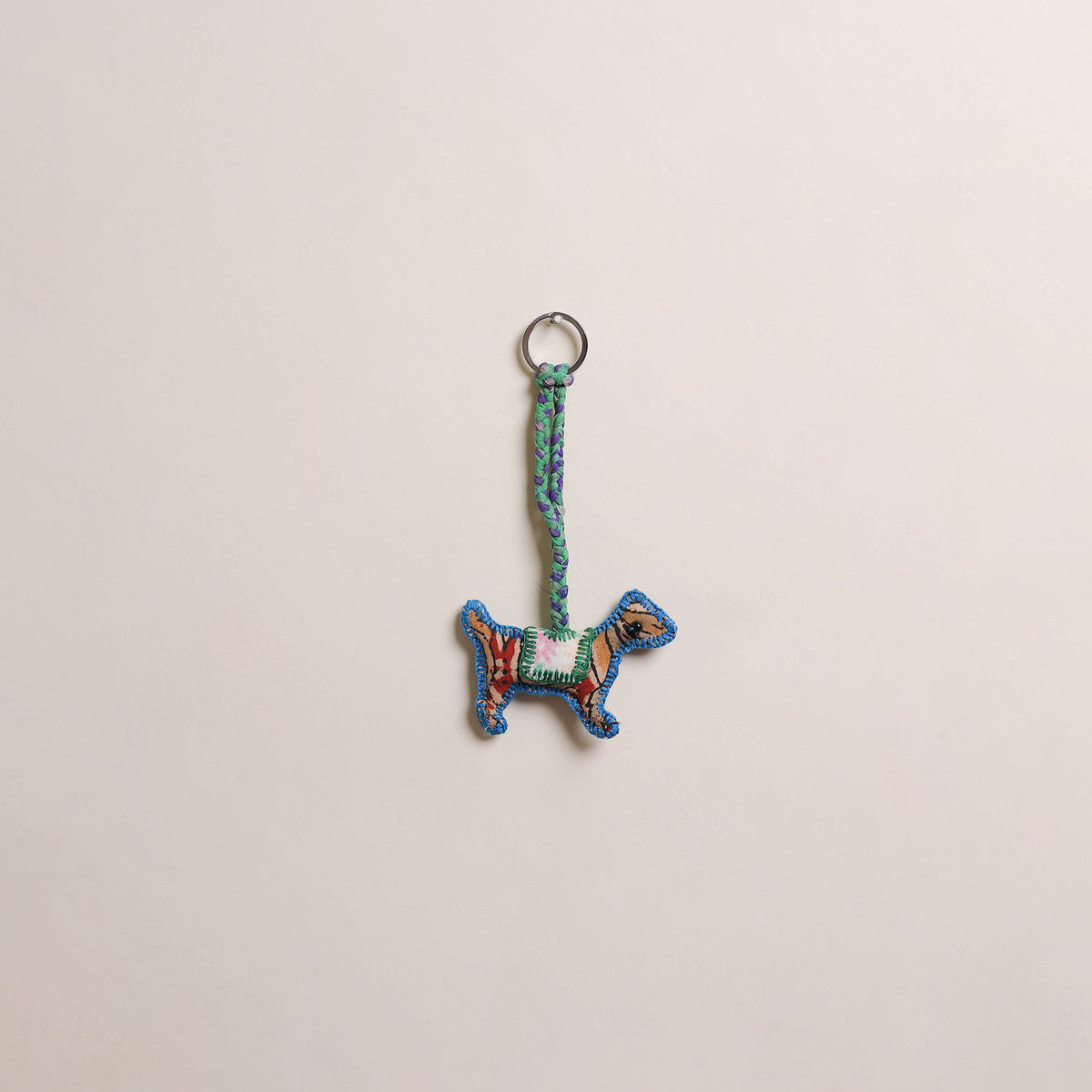 Dog - Fabart Hand Threadwork Funky Keychain 14