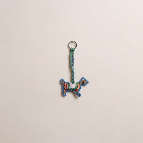 Dog - Fabart Hand Threadwork Funky Keychain 14